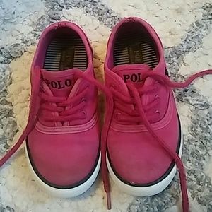 Polo Ralph Lauren pink shoes